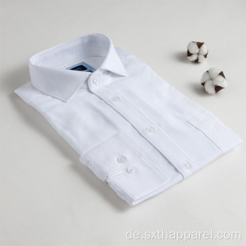 Angepasste formale Business-Shirt für Herren mit langen Ärmeln